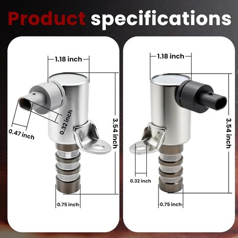 مجموعة الملف اللولبي VVT/محرك عمود الحدبات - المدخول والعادم، إصلاح ضوء المحرك P0016 P0026، يستبدل OE AT4Z-6M280-A 917-197، متوافق مع Explorer، F-150، Edge، 3.5L 3.7L 3.3L in Saudi Arabia