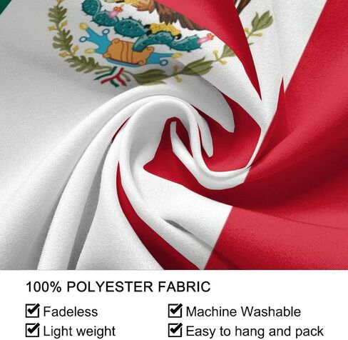 نسيج تزيين الحائط من COWDIY - تعليق جدار فني هيبي بعلم المكسيك - مفارش مائدة كبيرة جدًا مقاس 60 × 40 بوصة لغرفة النوم وغرفة المعيشة وغرفة النوم وديكور المنزل (نسيج مكسيكي، 60 × 40 بوصة) in Kuwait