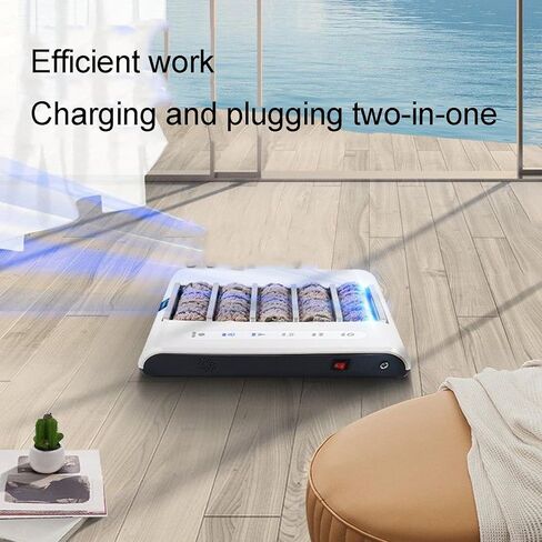 Rechargeable Automatic Shoe Polisher - 260RPM Dual Induction Cleaning Machine for Leather & Sports Shoes, Effortless Shine, No Water Needed, Smart Maintenance Tool for Quick & Easy Cleaning in Saudi Arabia
