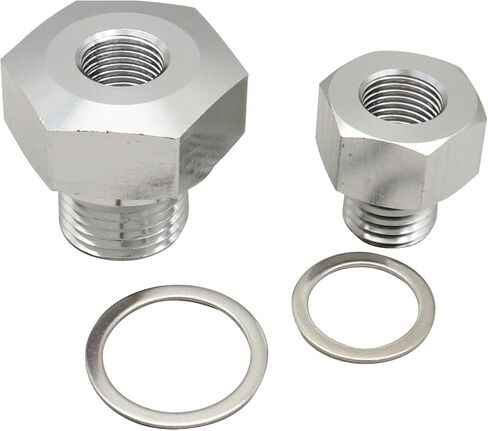 For LS1 4.8 5.3 6.0 Swap M12 M16 Oil Pressure Coolant Temp Gauge Fitting Adapter in Saudi Arabia