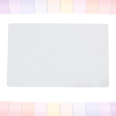 COLEBRI Washi Tape Card Cutter Planner Accessory and Craft Storage - Compact Washi Tape Cutter Customizable (1, White Plain) in Saudi Arabia