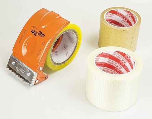 40 حزمة OEM التعبئة والتغليف المعدنية الكبيرة المحمولة الشريط بندقية موزع 3 بوصة (حجم كبير) 75 مم واسعة التعبئة والتغليف ختم الشريط القاطع البرتقالي TG08-ORG للأشخاص ذوي الأيدي الكبيرة in Kuwait