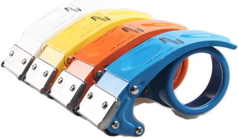 50 حزمة OEM التعبئة والتغليف المعدنية المحمولة 2 بوصة الشريط بندقية موزع التعبئة والتغليف ختم القاطع TG02-ORG (برتقالي) in Kuwait