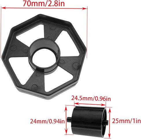2 Set 36mm Tape Dispenser Core Replacement Parts for The Plastic Tape Dispenser Wheel for Home and Office Allocator Volume Plugins in Saudi Arabia