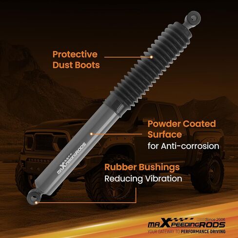 maXpeedingrods Steering Stabilizer for Dodge Ram 1500 2500 3500 4WD 1994-2012, G1 Version in Saudi Arabia