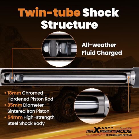 maXpeedingrods Steering Stabilizer for Dodge Ram 1500 2500 3500 4WD 1994-2012, G1 Version in Saudi Arabia