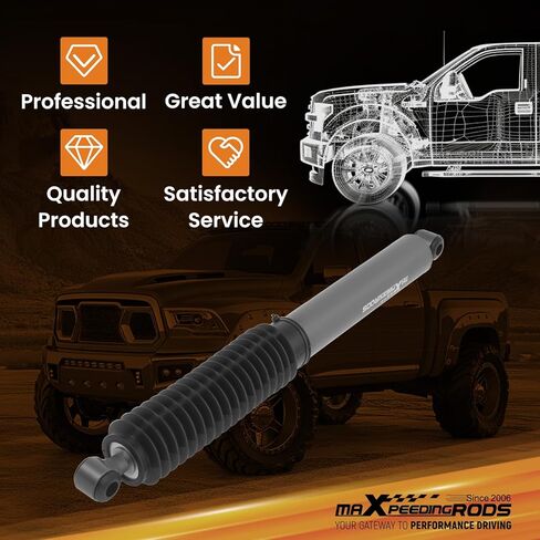 maXpeedingrods Steering Stabilizer for Dodge Ram 1500 2500 3500 4WD 1994-2012, G1 Version in Saudi Arabia