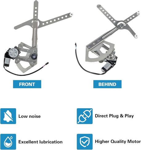 TRIBLE SIX 741-655 Front Left Drive Side Window Regulator with Motor Replacement for 1995-2000 Cadillac Escalade&Chevrolet &GMC C1500 C2500 C3500 K1500 K2500 K3500&Tahoe&Yukon in Saudi Arabia