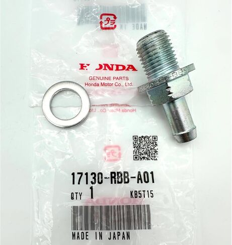 Genuine PCV Valve 17130-RBB-A01 & Washer 94109-14000 Kit for Honda Civic Acura TSX US in Saudi Arabia