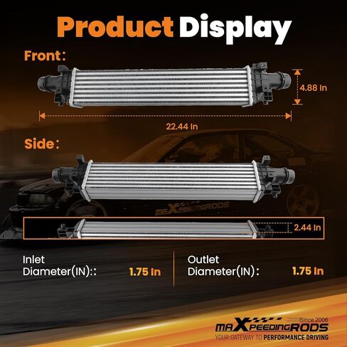 مبرد داخلي توربو maxpeedingrods لسيارة Buick Encore 2013-2021، شيفروليه تراكس 2015-2019، 2021 1.4L l4، 4401-1214، 95026333 in Saudi Arabia