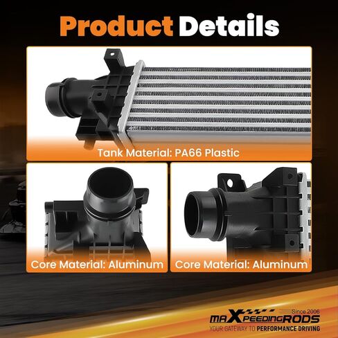 مبرد داخلي توربو maxpeedingrods لسيارة Buick Encore 2013-2021، شيفروليه تراكس 2015-2019، 2021 1.4L l4، 4401-1214، 95026333 in Saudi Arabia