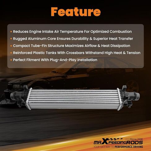 مبرد داخلي توربو maxpeedingrods لسيارة Buick Encore 2013-2021، شيفروليه تراكس 2015-2019، 2021 1.4L l4، 4401-1214، 95026333 in Saudi Arabia