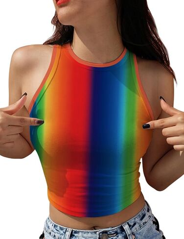 قميص بدون أكمام مطبوع عليه St Patricks Day للنساء من Lucky Womens Shamrock بعلم أيرلندي in Kuwait