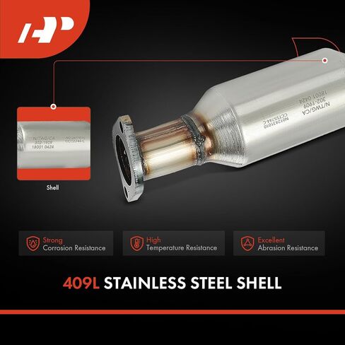 A-Premium Rear Catalytic Converter with Gasket Kit Direct-Fit Compatible with Buick LaCrosse 2013 2014 2015 3.6L, FWD, E.P.A. Compliant in Saudi Arabia