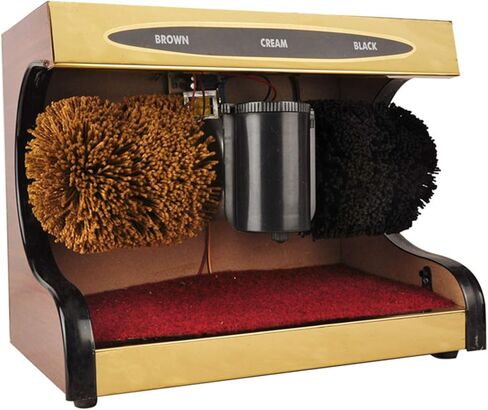 Automatic Shoe Polisher Machine - Portable Electric Induction Cleaner for Leather Shoes - Stainless Steel Dust Removal & Polishing Kit - Effortless Shine & Maintenance in Saudi Arabia