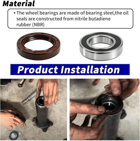 Rear Axle Wheel Bearings & Seal Kit for Honda Rancher 420 TRX420 Rubicon 500 520 Foreman 500/400/450 Rancher 350/400/420 TRX500 TRX450 TRX420 TRX350 TRX520 in Saudi Arabia
