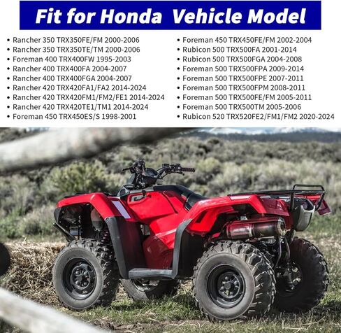 Rear Axle Wheel Bearings & Seal Kit for Honda Rancher 420 TRX420 Rubicon 500 520 Foreman 500/400/450 Rancher 350/400/420 TRX500 TRX450 TRX420 TRX350 TRX520 in Saudi Arabia
