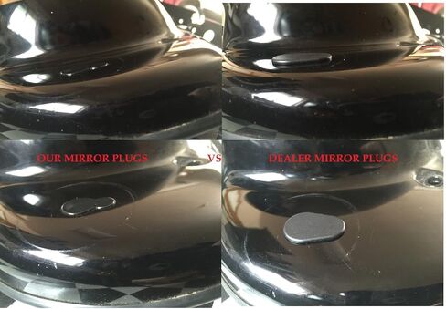 أجزاء دورة Kustom Harley-Davidson Street Glide Mirror Hole Plugs 2014-2023، تصميم في انتظار الحصول على براءة اختراع، ملاءمة محددة للمركبة in Saudi Arabia