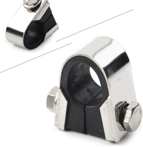 FSFY Motorcycle Speedo Clamp Gauge, Gauges Mount BracketRubber for 7/8" 1" Handlebar Mounting Bracket in Saudi Arabia