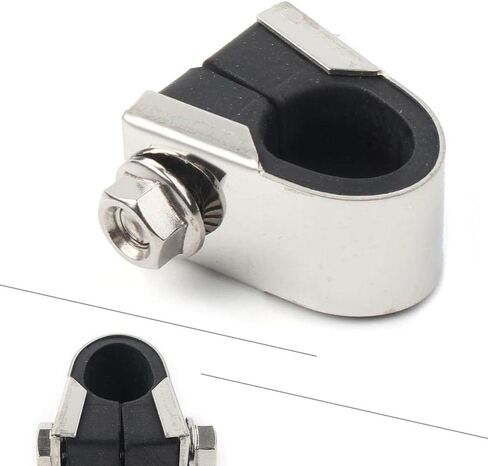 FSFY Motorcycle Speedo Clamp Gauge, Gauges Mount BracketRubber for 7/8" 1" Handlebar Mounting Bracket in Saudi Arabia