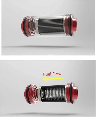 High flow inline filter 30 micron, can use AN6 AN8 AN10 adapter in Saudi Arabia