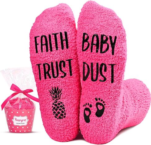 HAPPYPOP IVF Gifts Fertility Infertility Gifts for Women, IVF Socks Egg Socks Lucky Socks, Embryo Transfer Gifts Egg Retrieval Socks in Saudi Arabia