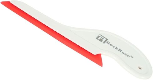 9.4" x 5" Red Bevel Blade: Premium Car Wrap Window Film & Tint Installation Kit with No-Scratch Rubber Squeegee - Versatile Snow Shovel & Glass Cleaning Tool - (Pack 2 Units) in Saudi Arabia