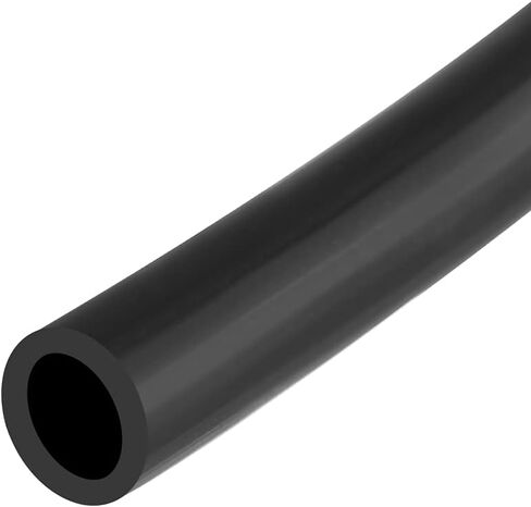 Lubricating Oil Hose 5mm ID x 8mm OD 3.3ft Water Tube Black Rubber Tubing in Saudi Arabia