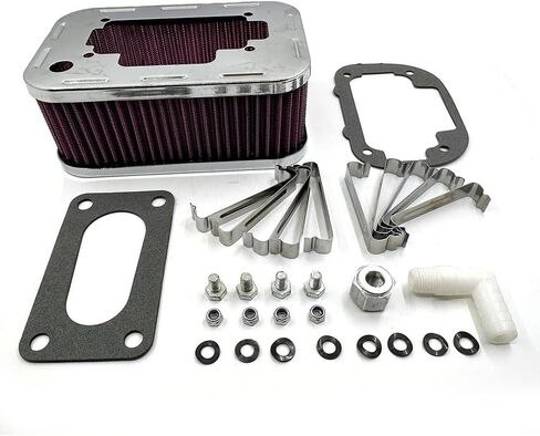 Air Filter Assembly Fits We ber 32/36 DGV DGAV DGEV Carburetor 99217.331 Washable in Saudi Arabia