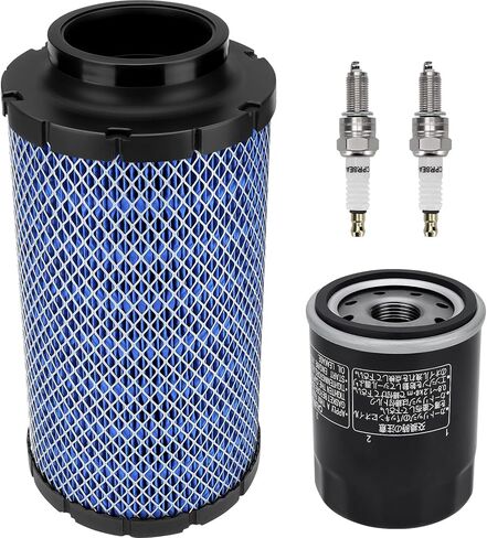 LOCOPOW 1241084 2540086 Air Filter & Oil Filter Kit with 3022639 Spark Plug for Polaris RZR 1000 XP XP4 / RZR Turbo S R Pro XP RS1 2014 2015 2016 2017 2018 2019 2020 2021 2022 2023#7082211 in Saudi Arabia
