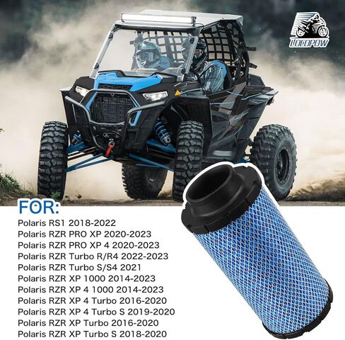 LOCOPOW 1241084 2540086 Air Filter & Oil Filter Kit with 3022639 Spark Plug for Polaris RZR 1000 XP XP4 / RZR Turbo S R Pro XP RS1 2014 2015 2016 2017 2018 2019 2020 2021 2022 2023#7082211 in Saudi Arabia