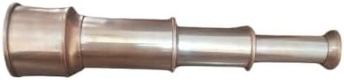 Handheld Brass Telescope with Wooden Box – Vintage Nautical Spyglass for Collectors & Decor. in Saudi Arabia