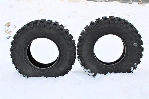 Antego Tire & Wheel - (Single) 13/4.10-6 Non-Directional 2 Ply Snowblower Tires | Tubeless | ATW-053 | Fits Rim Size: 6x3.25 | Excellent Traction in Saudi Arabia