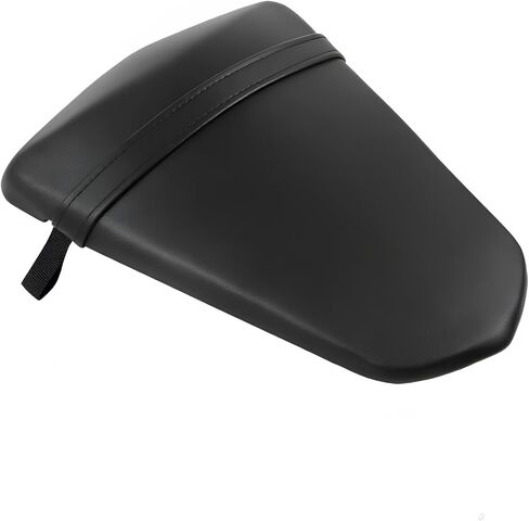 Rear Pillion Passenger Seat Pad Cushion Compatible with Yamaha YZF R3 2015-2023 | Synthetic Leather Motorcycle Saddle Replacement | Black Sport Bike Accessory for YZF-R3 YZFR3​ in Saudi Arabia