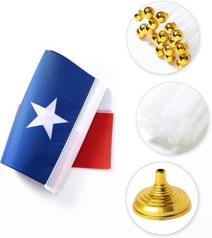 WXTWK 12 Pack American USA Texas Desk Flag Small Mini US Texas State Table Flags With Stand Base Festival Events Celebration Decorations in Kuwait