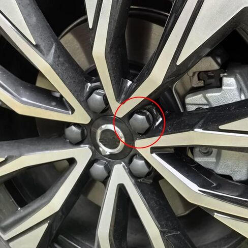 Lug Nut Covers Wheel Center Caps Tire Screw Cap for Volvo XC40 XC60 XC70 XC90 S60 S80 S90 S40 V60 V50 V70 V90 Protective Cap Kit OEM Quality 20PCS+Disassembly Tool (Dark Gray) in Kuwait