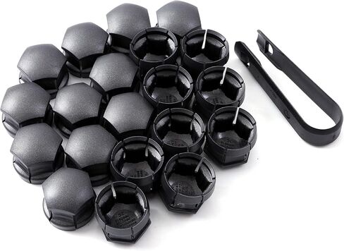 Lug Nut Covers Wheel Center Caps Tire Screw Cap for Volvo XC40 XC60 XC70 XC90 S60 S80 S90 S40 V60 V50 V70 V90 Protective Cap Kit OEM Quality 20PCS+Disassembly Tool (Dark Gray) in Kuwait
