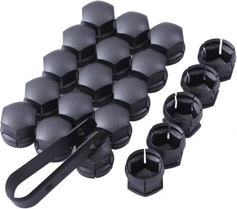 Lug Nut Covers Wheel Center Caps Tire Screw Cap for Volvo XC40 XC60 XC70 XC90 S60 S80 S90 S40 V60 V50 V70 V90 Protective Cap Kit OEM Quality 20PCS+Disassembly Tool (Dark Gray) in Kuwait