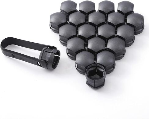 Lug Nut Covers Wheel Center Caps Tire Screw Cap for Volvo XC40 XC60 XC70 XC90 S60 S80 S90 S40 V60 V50 V70 V90 Protective Cap Kit OEM Quality 20PCS+Disassembly Tool (Dark Gray) in Kuwait