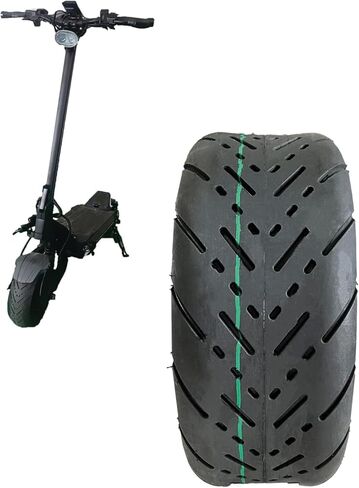 إطار بديل للسكوتر الكهربائي 11 بوصة، 90/65-6.5 متوافق مع 11 بوصة سكوتر كهربائي بدون أنابيب مطاطية مخمدات الاهتزاز in Kuwait