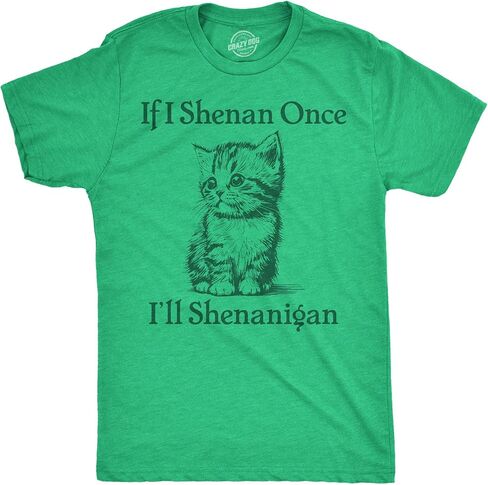 تي شيرت رجالي مضحك إذا كنت Shenan مرة واحدة Ill Shenangian Sarcastic St Patricks Day تي شيرت للرجال in Saudi Arabia