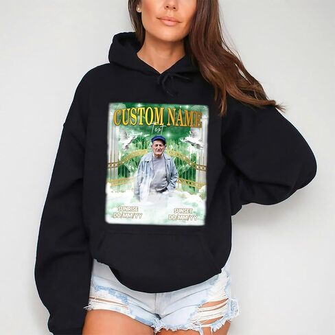 Memorial Shirts Personalized with Picture in Loving Memory T Shirts Custom Rest in Peace Memorial Gift T4 in Saudi Arabia