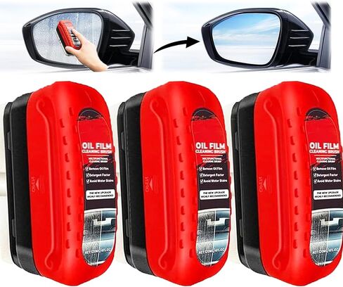 Clear Vision Windshield Cleaner Clearvision Glass Cleaner Clear Vision Glass Cleaner Automotive Oil Film Cleaning Brush Windshield Oil Film Remover Improving Windshield Clarity & Visibility in Saudi Arabia