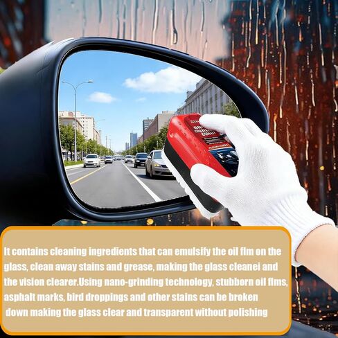 منظف ​​الزجاج الأمامي Clear Vision منظف الزجاج Clearvision منظف الزجاج Clear Vision فرشاة تنظيف فيلم زيت السيارات مزيل فيلم زيت الزجاج الأمامي تحسين وضوح الزجاج الأمامي ورؤيته in Kuwait