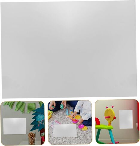 IMIKEYA DIY Kaleidscope الراتنج البلاستيك مرآة ورقة مرنة لاصقة رياض الأطفال الحرفية مرآة لديكور الحضانة السلامة مادة الكمبيوتر غير سامة للمشاريع التعليمية وأنشطة الأطفال in Saudi Arabia