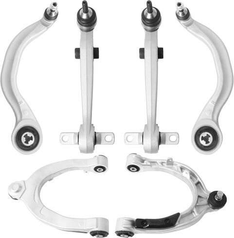 4Pcs Front Forward/Rearward Lower Control Arm Suspension Kit, Compatible with Tesla 3 2017 2018 2019 2020 2021 with Ball Joint, Replace # 104434100D, 104435400A in Saudi Arabia
