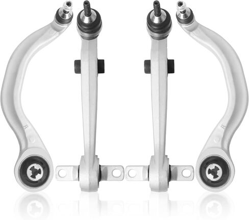 4Pcs Front Forward/Rearward Lower Control Arm Suspension Kit, Compatible with Tesla 3 2017 2018 2019 2020 2021 with Ball Joint, Replace # 104434100D, 104435400A in Saudi Arabia