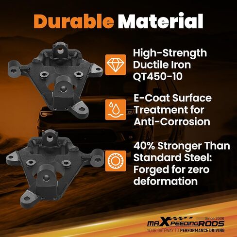 مغزل maxpeedingrods مقاس 2 بوصة لسيارة Chevy Silverado/GMC Sierra 1500 (جميع الكابينة) 2WD فقط 2007-2016.5، مجموعة خفض أمامية in Saudi Arabia