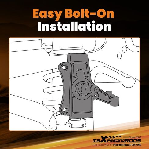 مغزل maxpeedingrods مقاس 2 بوصة لسيارة Chevy Silverado/GMC Sierra 1500 (جميع الكابينة) 2WD فقط 2007-2016.5، مجموعة خفض أمامية in Saudi Arabia