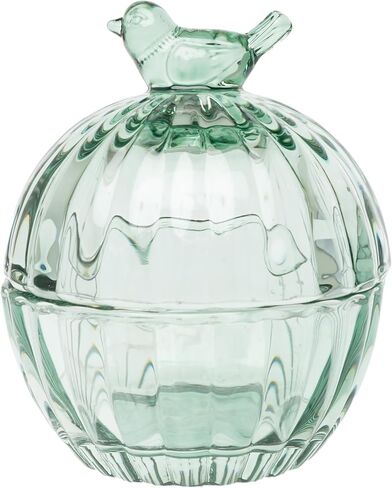 Boston International Glass Covered Dish with Lid Easter and Spring Décor, Medium, Pink Bunny in Saudi Arabia